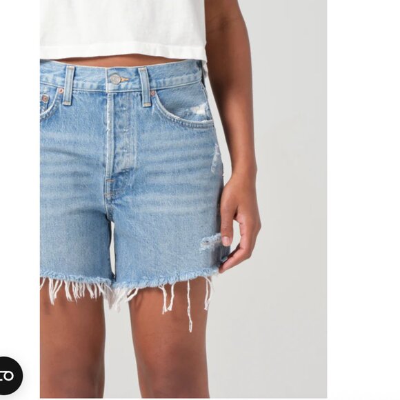 AGOLDE Parker Long Short in Swapmeet | Size 26 - Picture 5 of 10